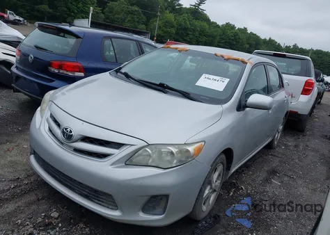 2012 Toyota Corolla Le из США, поврежденный, VIN 2T1BU4EE0CC890003